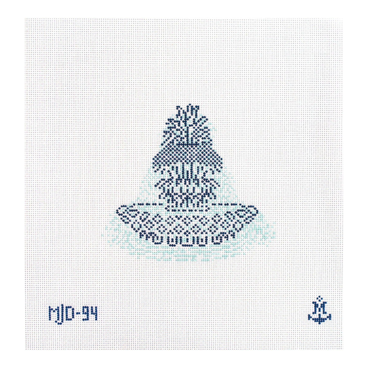 Pineapple Fountain [Needlepoint Canvas and Kit] [Morgan Julia Designs]