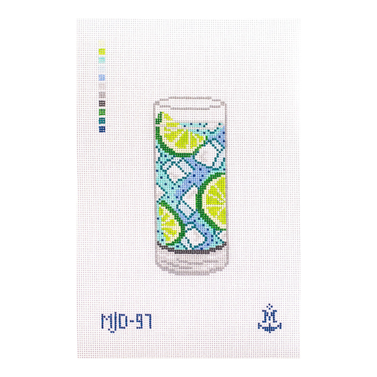 Gin & Tonic [Needlepoint Canvas and Kit] [Morgan Julia Designs]