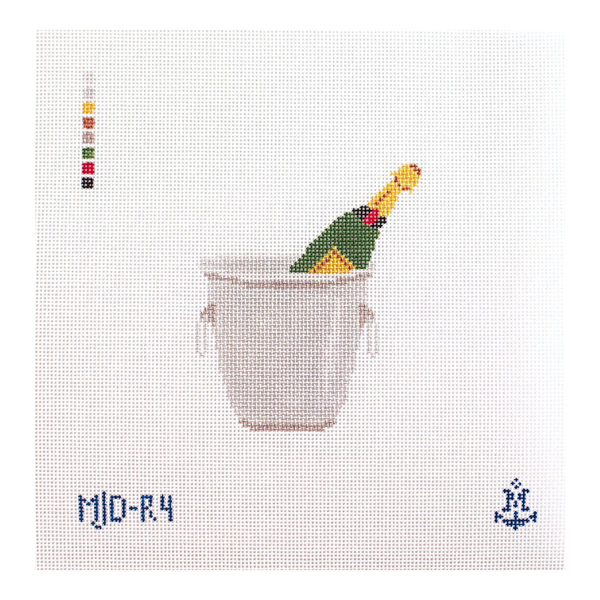 Champagne Bucket [Needlepoint Canvas and Kit] [Morgan Julia Designs]