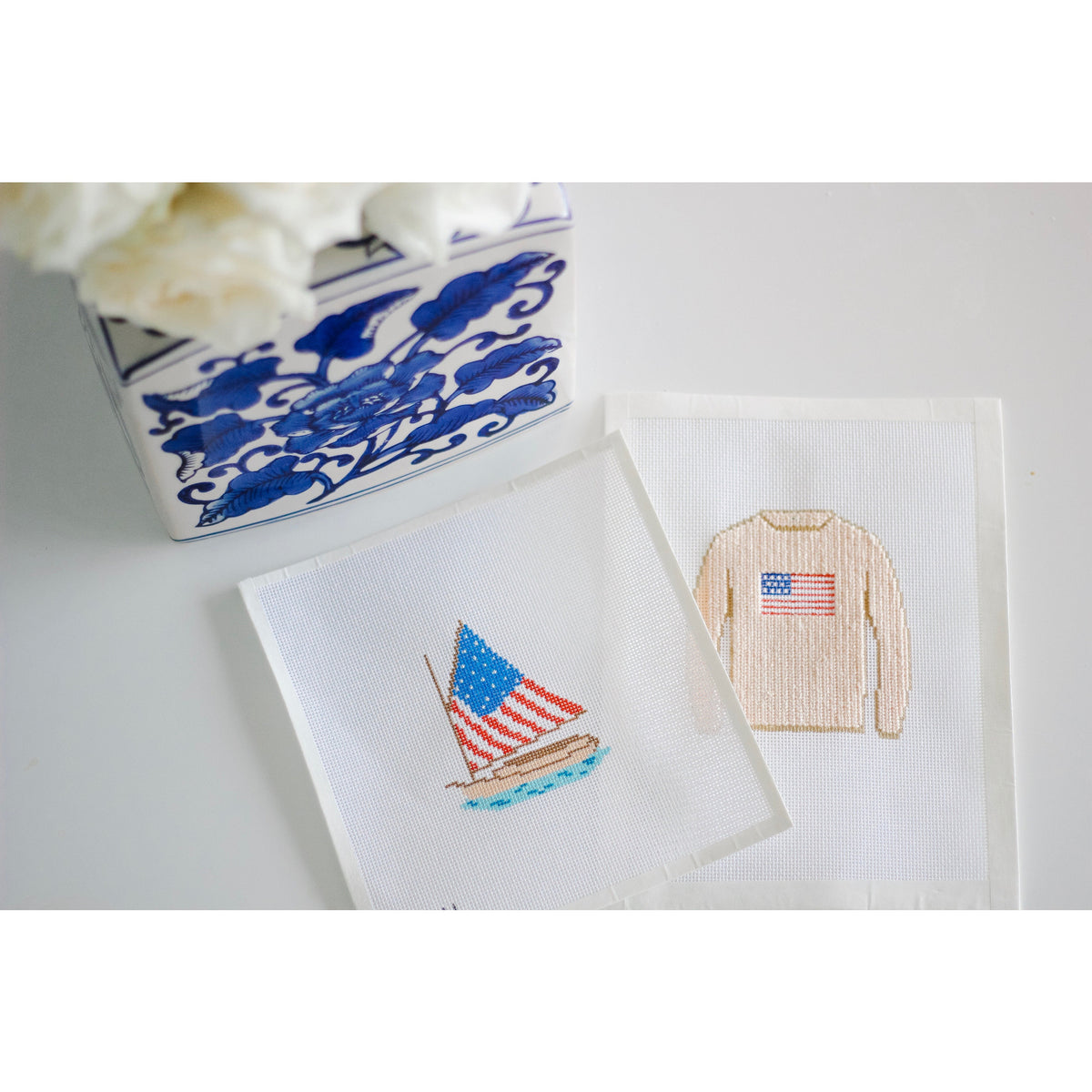 American Sails [Needlepoint Canvas and Kit] [Morgan Julia Designs]