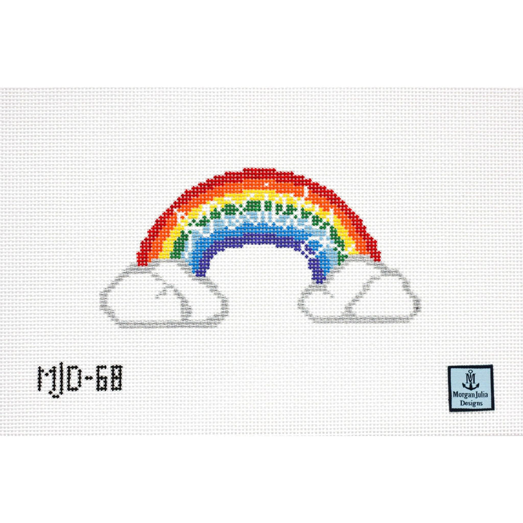 Anxiety Rainbow [Needlepoint Canvas and Kit] [Morgan Julia Designs]