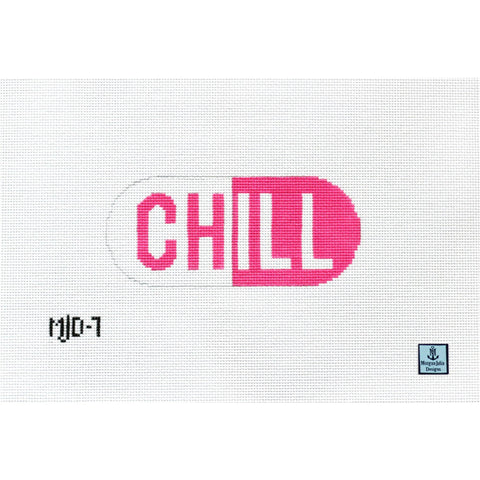 Chill Pill [Needlepoint Canvas and Kit] [Morgan Julia Designs]