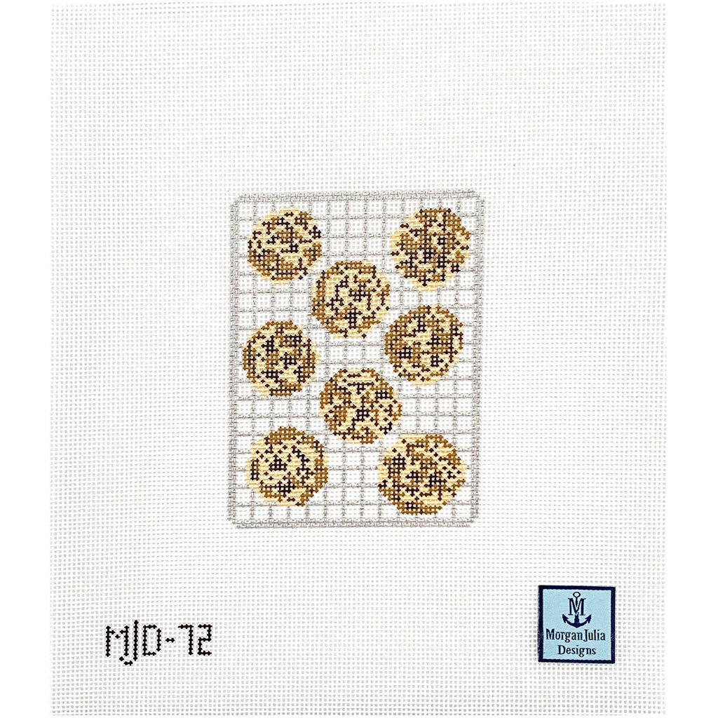 Chocolate Chip Cookies [Needlepoint Canvas and Kit] [Morgan Julia Designs]