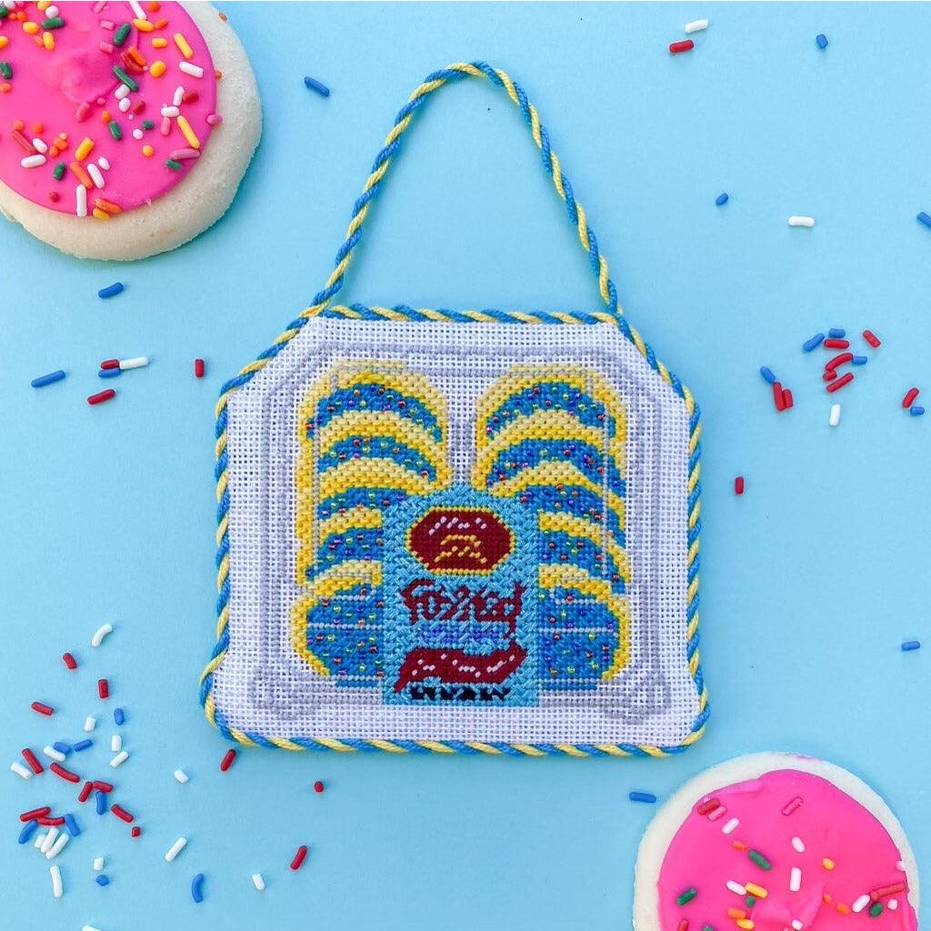 Frosted Sugar Cookies with Stitch Guide [Needlepoint Canvas and Kit] [Morgan Julia Designs]