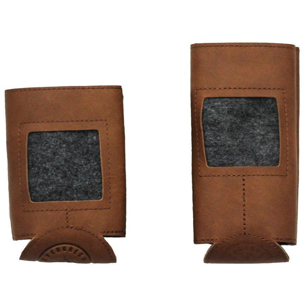 Leather Self-Finishing Drink Cozies [Needlepoint Canvas and Kit] [Morgan Julia Designs]
