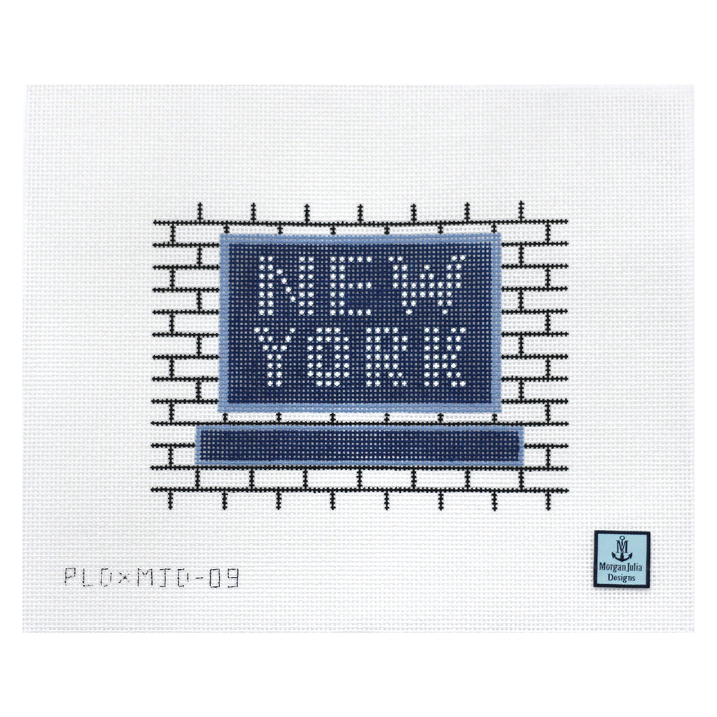 New York City Subway Tile [Needlepoint Canvas and Kit] [Morgan Julia Designs]