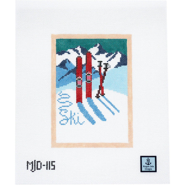 Vintage Ski Postcard