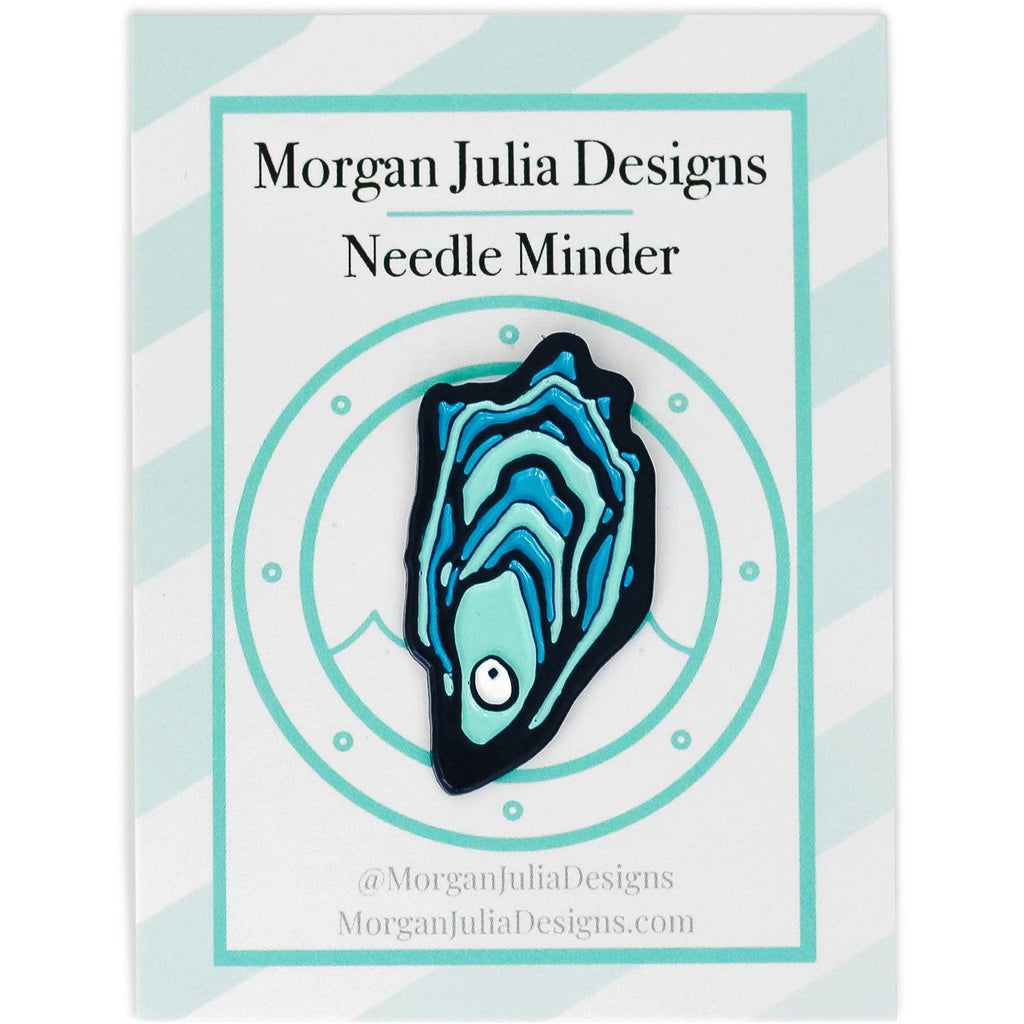 Oyster & Pearl Needle Minder [Needlepoint Canvas and Kit] [Morgan Julia Designs]