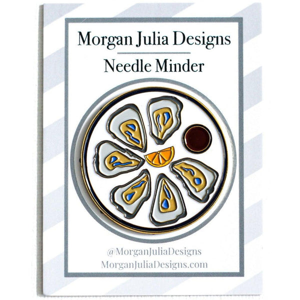Oysters on the Half Shell Needle Minder [Needlepoint Canvas and Kit] [Morgan Julia Designs]