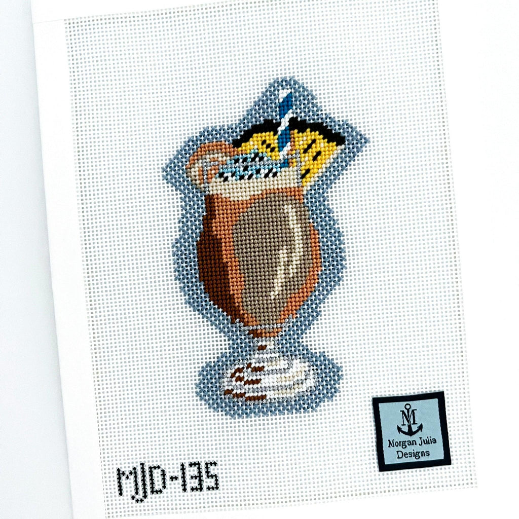 Painkiller Cocktail [Needlepoint Canvas and Kit] [Morgan Julia Designs]