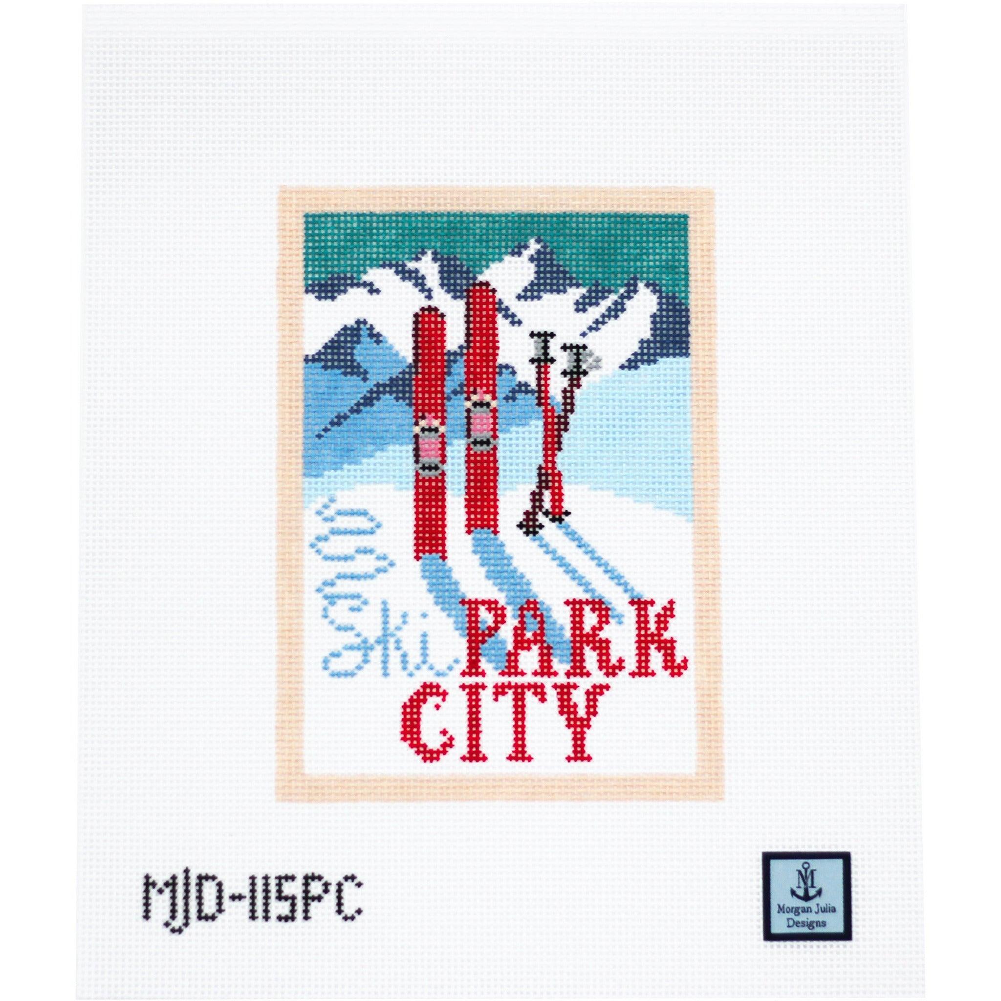Vintage Ski Postcard: Park City – Morgan Julia Designs
