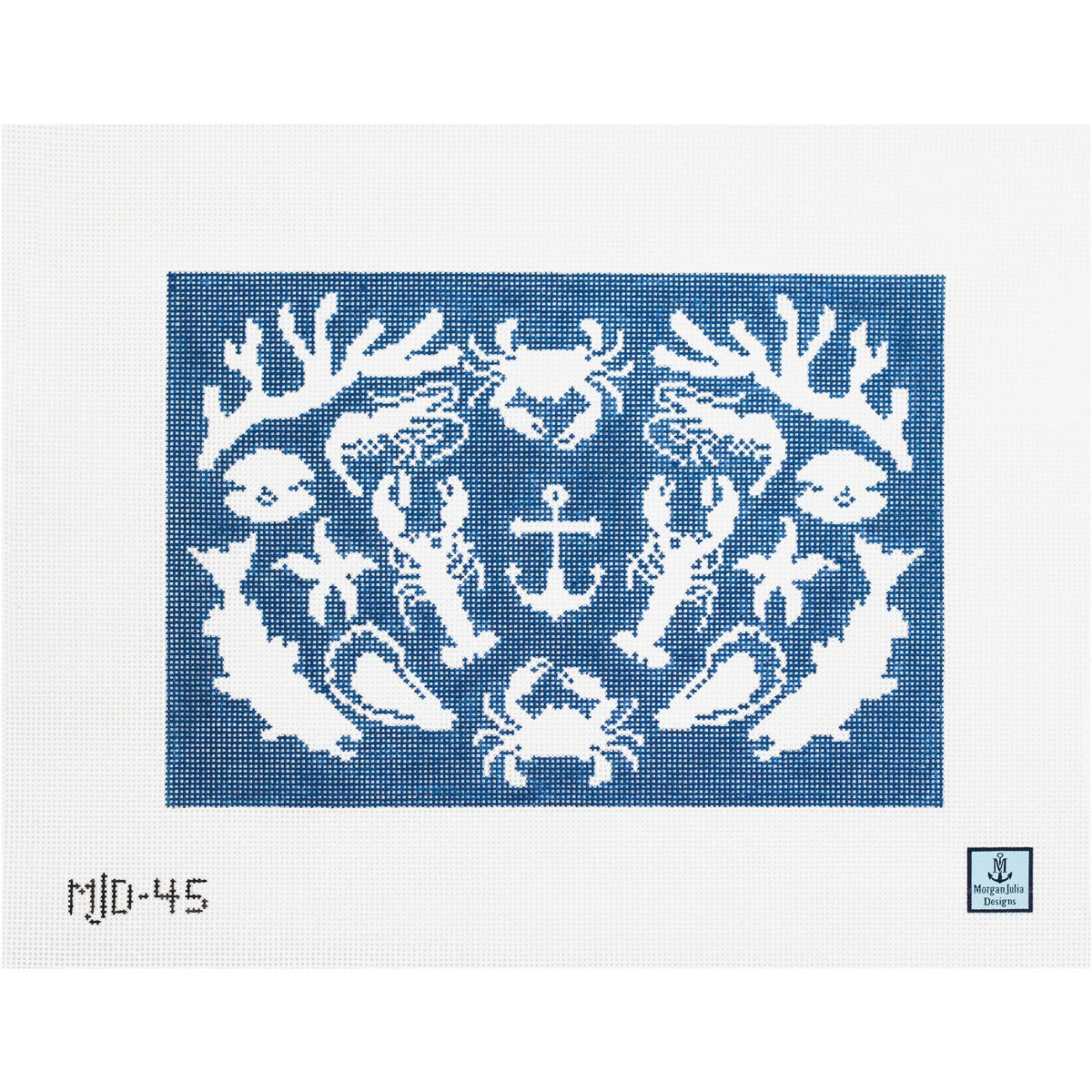 Seafood Social [Needlepoint Canvas and Kit] [Morgan Julia Designs]