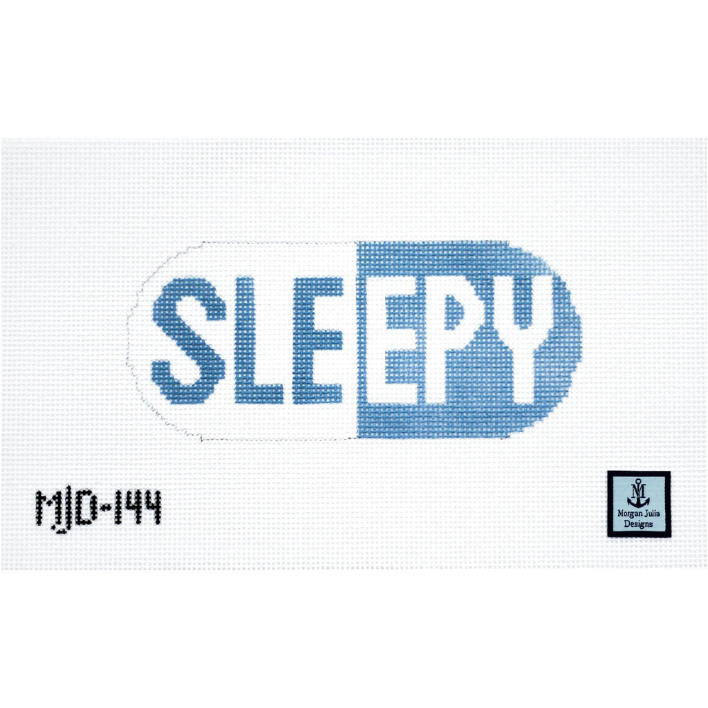Sleepy Pill [Needlepoint Canvas and Kit] [Morgan Julia Designs]