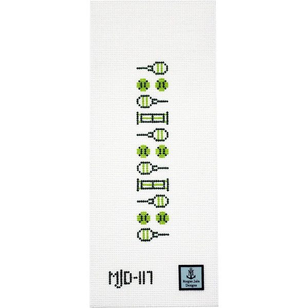 Tennis Time Key Fob [Needlepoint Canvas and Kit] [Morgan Julia Designs]