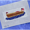 Wooden Boat with Stitch Guide [Needlepoint Canvas and Kit] [Morgan Julia Designs]