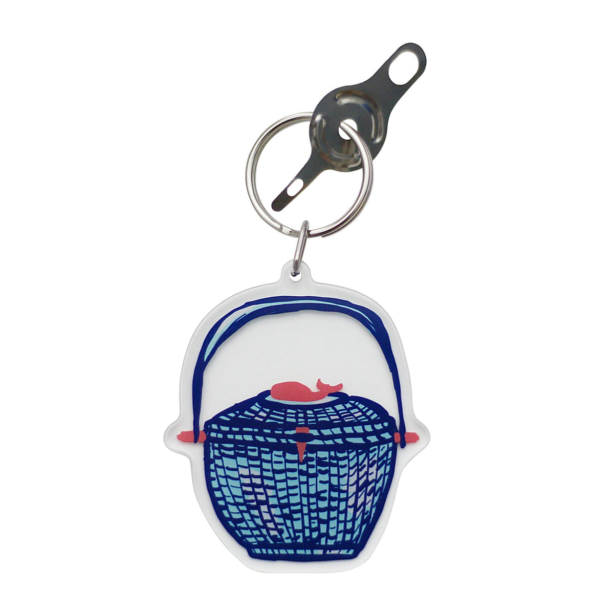 Woven Whale Basket Acrylic Needle Threader [Needlepoint Canvas and Kit] [Morgan Julia Designs]