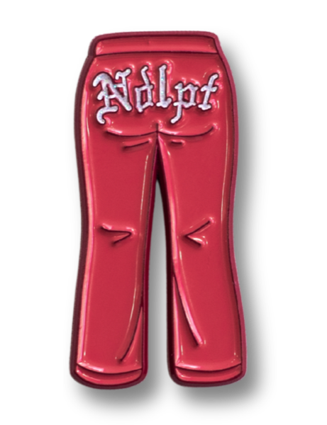 Velour pants needle minder